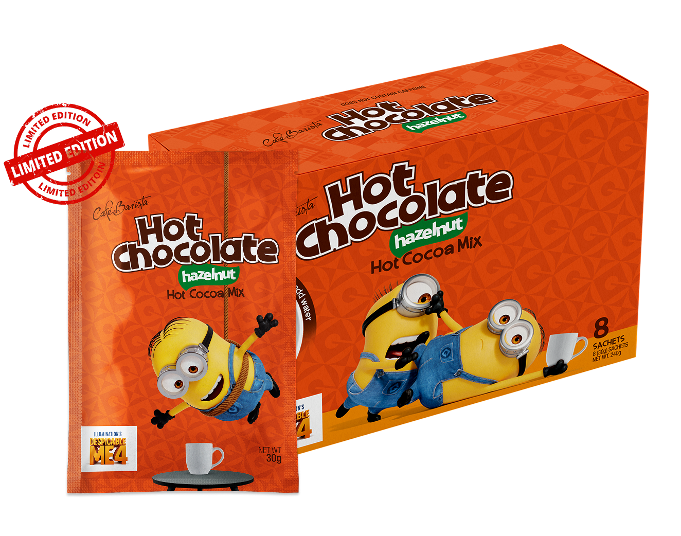 Minions Hazelnut Hot Chocolate